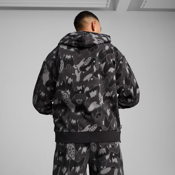 Sudadera Dress Code Camo para hombre, PUMA Black-AOP, large-MEX