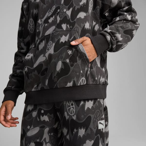 Sudadera Dress Code Camo para hombre, PUMA Black-AOP, large-MEX