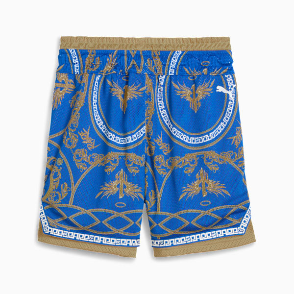 Shorts de básquet Golden para hombre, PUMA Team Royal-AOP, large-MEX