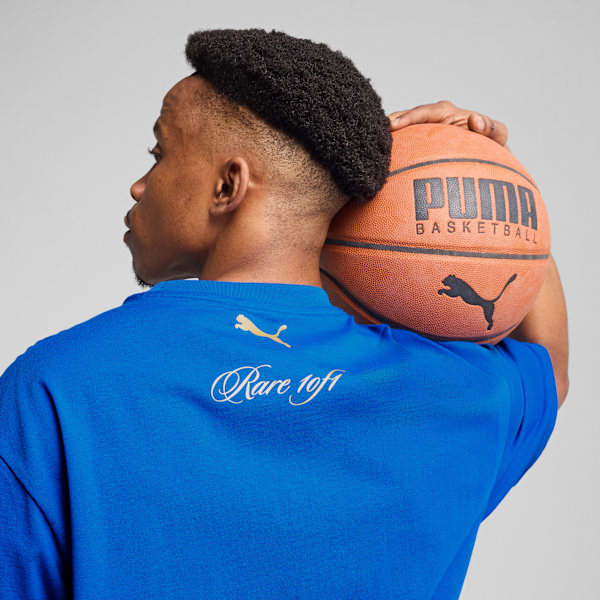 Melo Golden Basketball Tee Men, PUMA Team Royal, large-MEX
