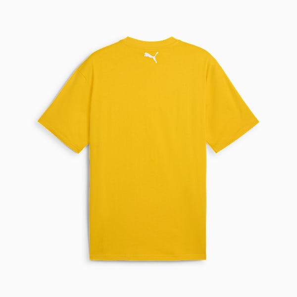 Melo Phoenix Basketball Tee Men, Yellow Sizzle, large-MEX