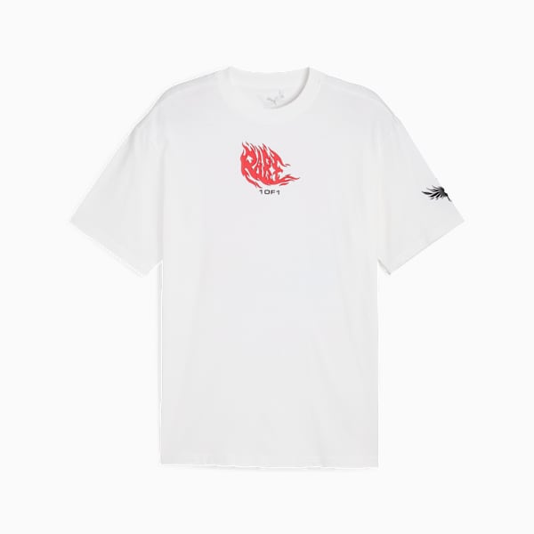 Playera de básquet Melo Phoenix II para hombre, PUMA White, large-MEX