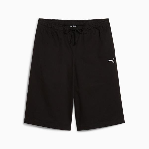 Wardrobe Essentials 14" Relaxed Woven Jorts Women, PUMA Black, large-ZAF