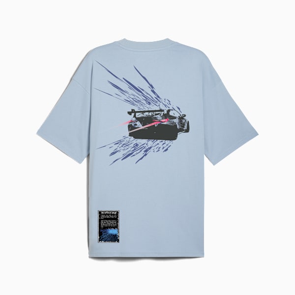 Remera BMW M Motorsport Colour Splash para hombre, Blue Wash, large-ARG