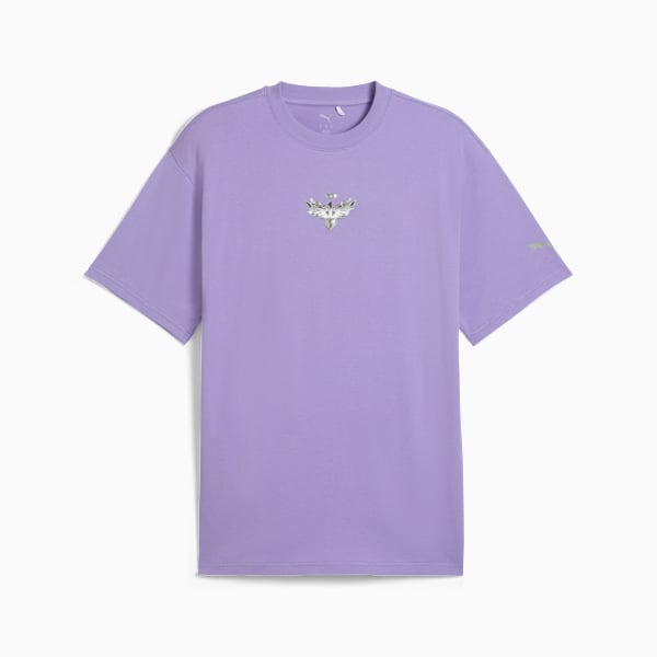Playera de básquet Melo Alwayz On para hombre, Lavender Alert, large-MEX