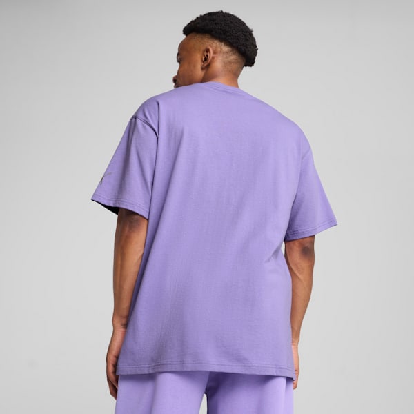 Playera de básquet Melo Alwayz On para hombre, Lavender Alert, large-MEX