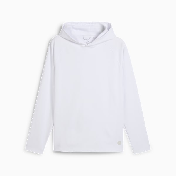 CLOUDSPUN Tech Golf Hoodie Men, White Glow, large-ZAF