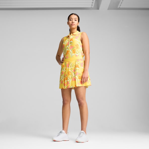 PUMA x DANI DAZEY Pleated Skirt Women, Sunny Yellow, large-ZAF