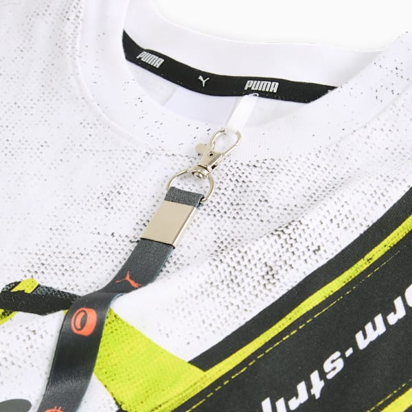 Remera A$AP ROCKY x PUMA Seatbelt, PUMA White-Lime Pow, large-ARG