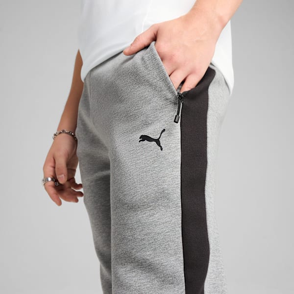 Pantalones EVOSTRIPE Core para hombre, Medium Gray Heather, large-ARG