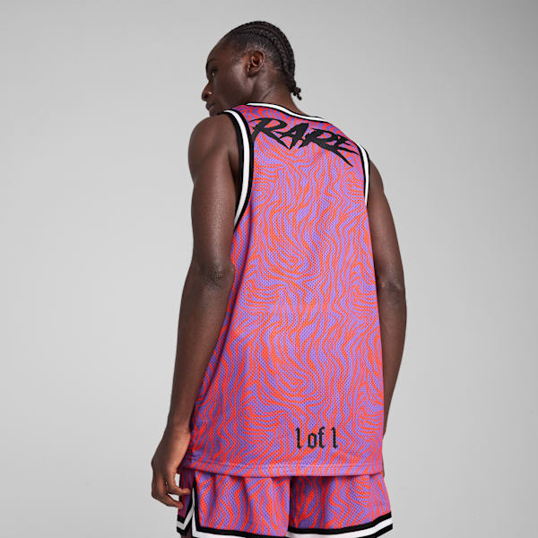 Camiseta de basket Melo x Neymar Jr para hombre, Soft Violet-AOP, large-ARG