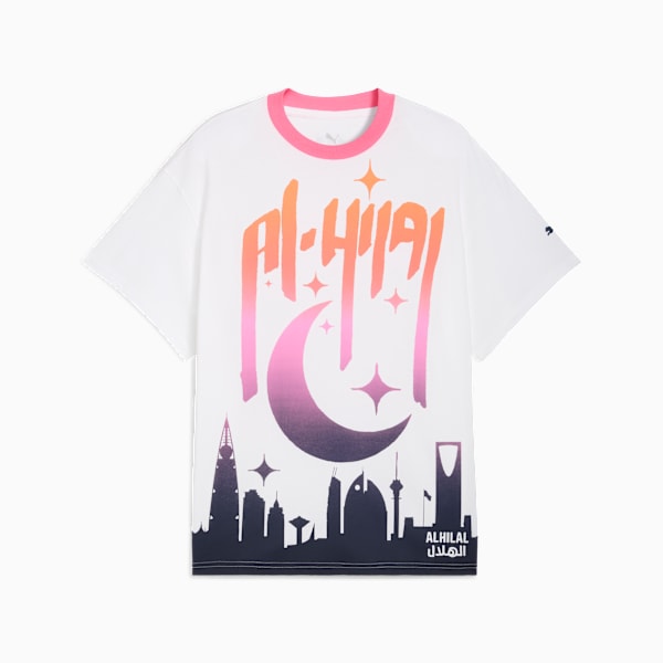 Camiseta de básquetbol PUMA HOOPS x AL-HILAL SFC para hombre, PUMA White, large-MEX
