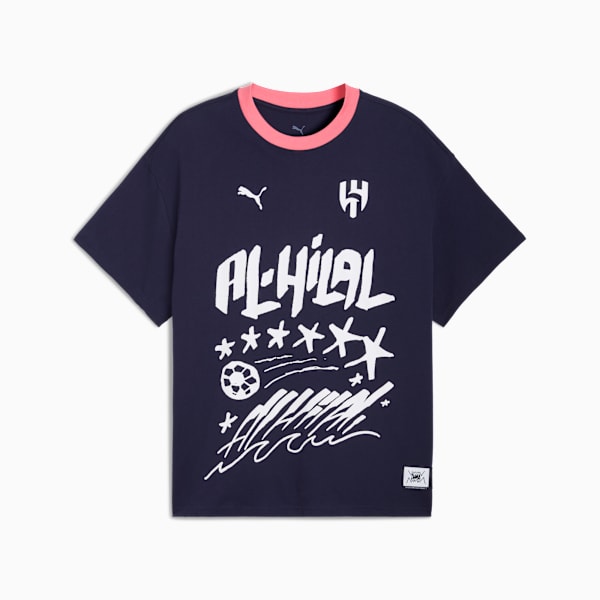Camiseta de básquetbol PUMA HOOPS x AL-HILAL SFC para hombre, PUMA Navy, large-MEX