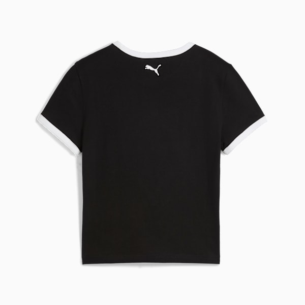 FUTURE.PUMA.ARCHIVE Graphic Slim Tee Women, PUMA Black, large-MEX