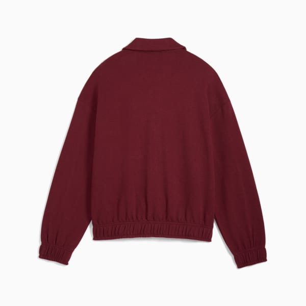 Campera holgada T7 para mujer, Ruby Shimmer, large-ARG