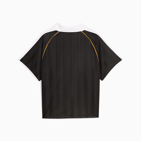 Camiseta de fútbol holgada T7 para mujer, PUMA Black, large-ARG