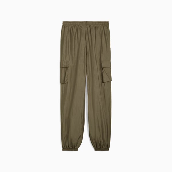 Bowtique Woven Cargo Pants Youth, Loden Green, large-ZAF