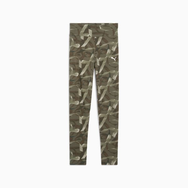 Leggings tiro alto Bowtique para adolescentes, Loden Green, large-MEX