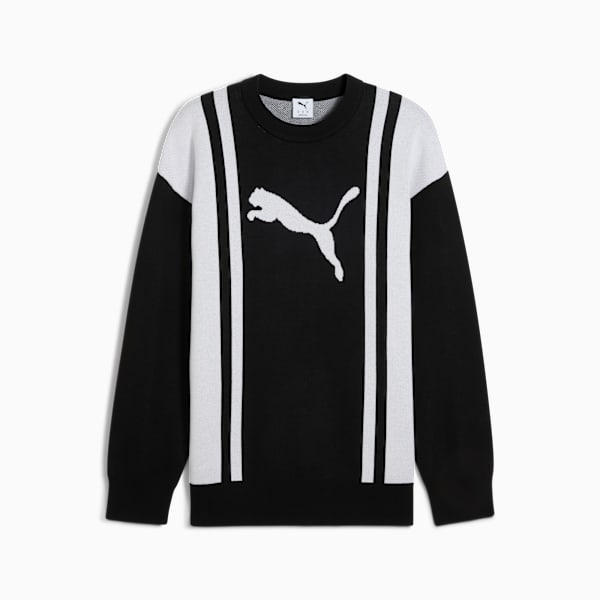 Sweater holgado FUTURE.PUMA.ARCHIVE, PUMA Black-PUMA White, large-ARG