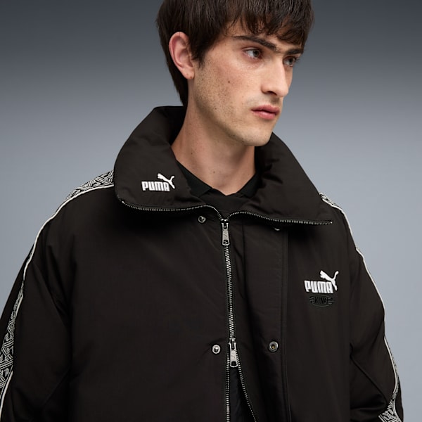 KING Oversized Puffer Jacket Men, PUMA Black, large-ZAF