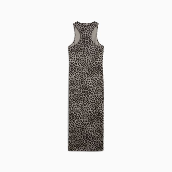 Vestido estampado LEO LUXE para mujer, PUMA Black, large-MEX