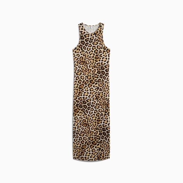 Vestido estampado LEO LUXE para mujer, Alpine Snow, large-MEX