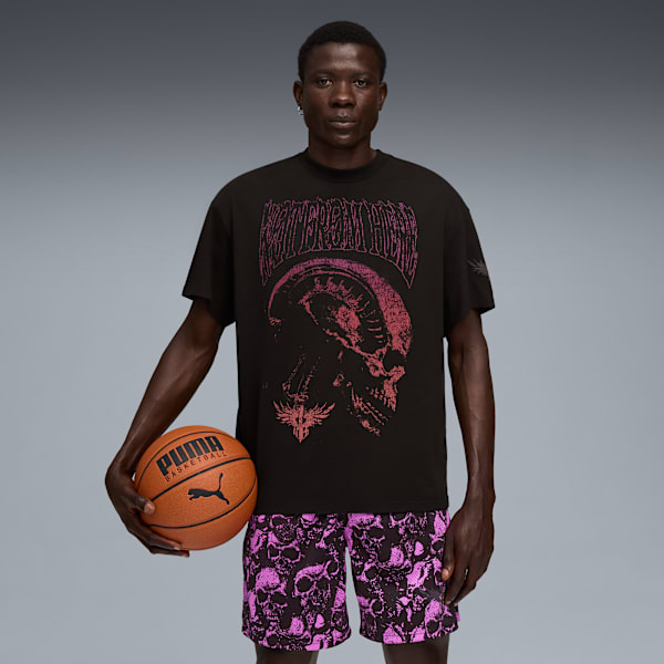 LaMelo World Tour-nament Tee I Men, PUMA Black, large-MEX