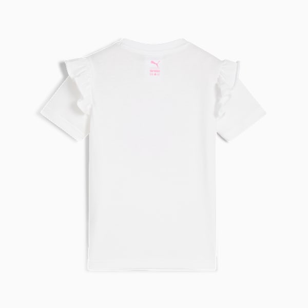 PUMA x HELLO KITTY AND FRIENDS Ruffle Tee Kids, PUMA White, large-MEX