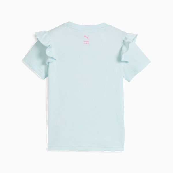PUMA x HELLO KITTY AND FRIENDS Ruffle Tee Kids, Sea Glass, large-MEX