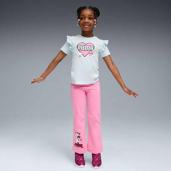 PUMA x HELLO KITTY AND FRIENDS Ruffle Tee Kids, Sea Glass, large-MEX