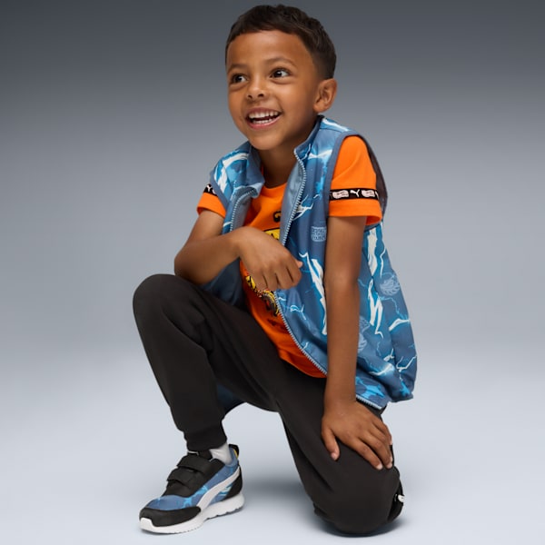PUMA x HOT WHEELS™ MONSTER TRUCKS Vest Kids, Cool Blue, large-ZAF
