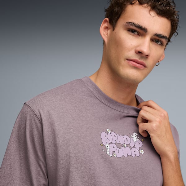 Camiseta PUMA x RIPNDIP Boxy Masculina, Plum Jam, large-BRA