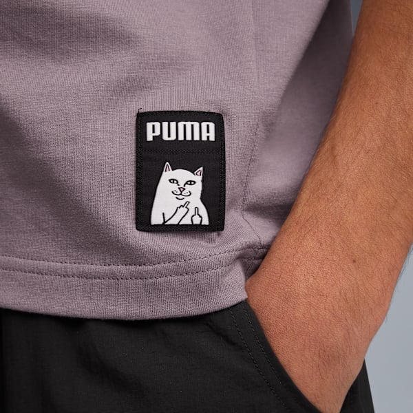 Camiseta PUMA x RIPNDIP Boxy Masculina, Plum Jam, large-BRA