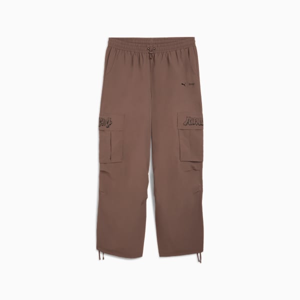 Pantalones cargo PUMA x RIPNDIP para hombre, Flat Bronze, large-ARG
