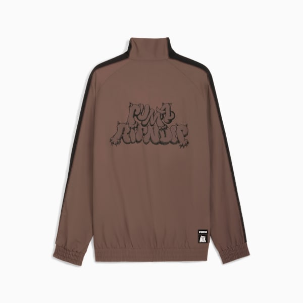 PUMA x RIPNDIP T7 Jacket Men, Flat Bronze, large-ZAF