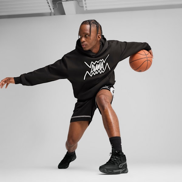 Buzo con capucha LaMelo World Tour-nament para hombre, Dusky Gray, large-ARG