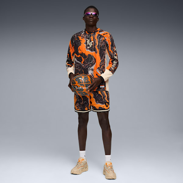 LAFRANCÉ HEEM Moto Jersey Men, Orange Glo-AOP, large-ZAF