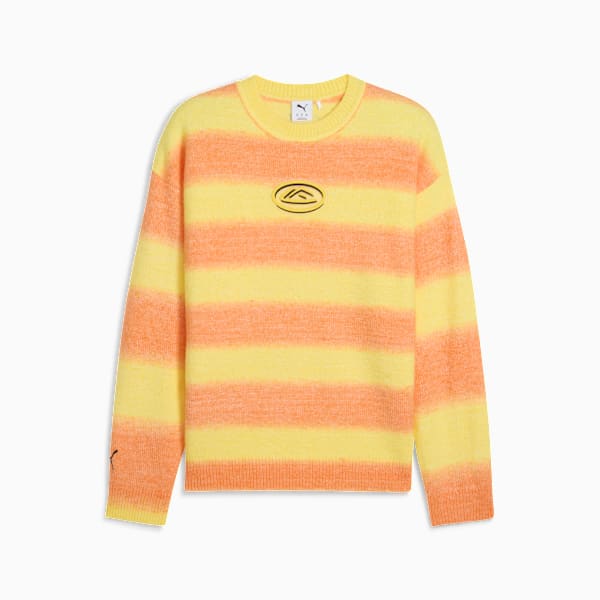 LAFRANCÉ HEEM Knit Sweater Men, Orange Glo, large-ZAF