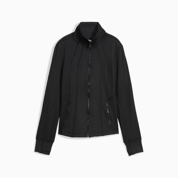 Buzo Zip Top PUMA x GUIZIO Active para mujer, PUMA Black, large-ARG