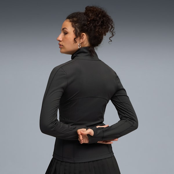 Buzo Zip Top PUMA x GUIZIO Active para mujer, PUMA Black, large-ARG