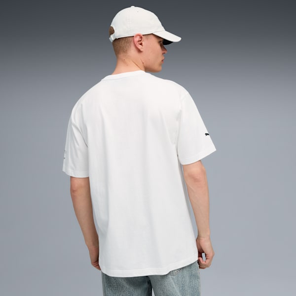 BMW M Motorsport Block Tee Men, PUMA White, large-ZAF