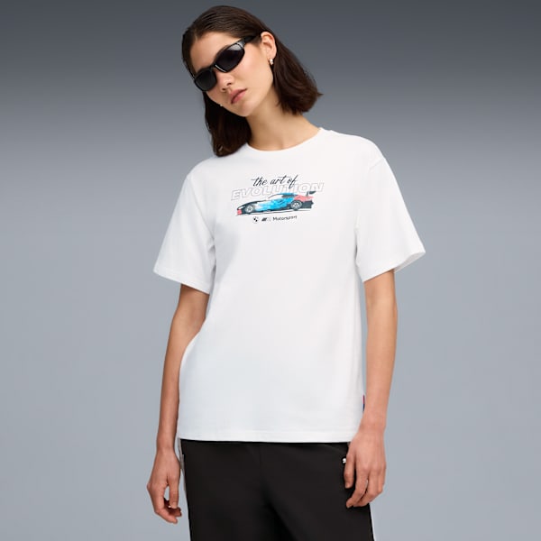 BMW M Motorsport Tee Women, PUMA White, large-ZAF