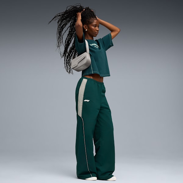 F1® Woven Pants Women, Green Terrain, large-ZAF