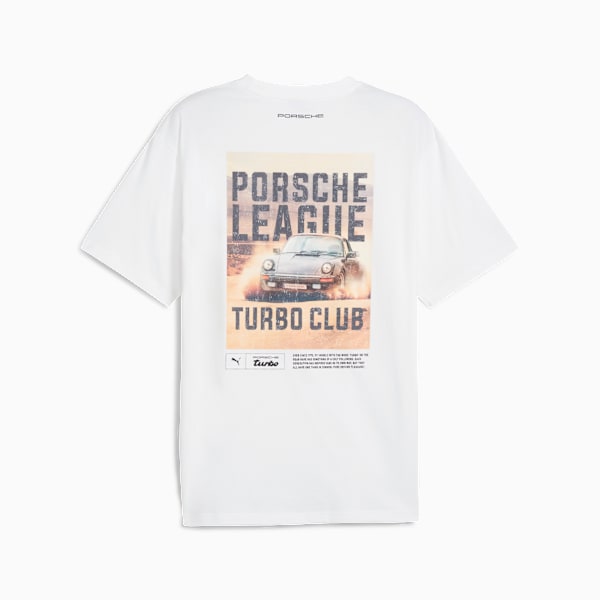 Porsche Legacy Graphic Tee Men, PUMA White, large-ZAF