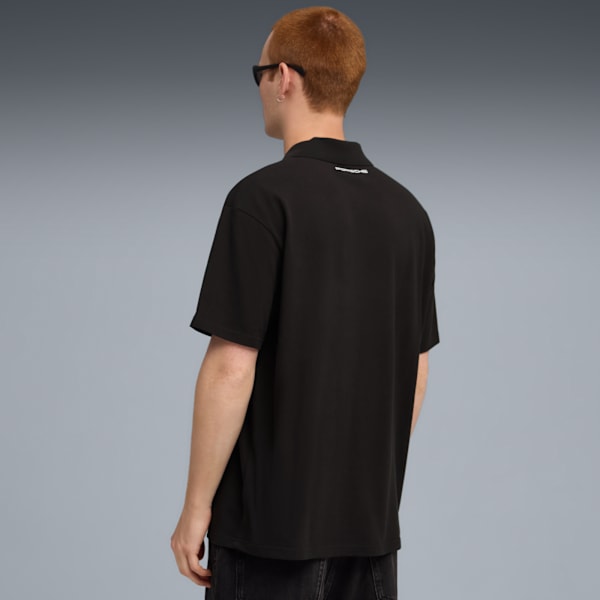 Porsche Legacy Polo Men, PUMA Black, large-MEX