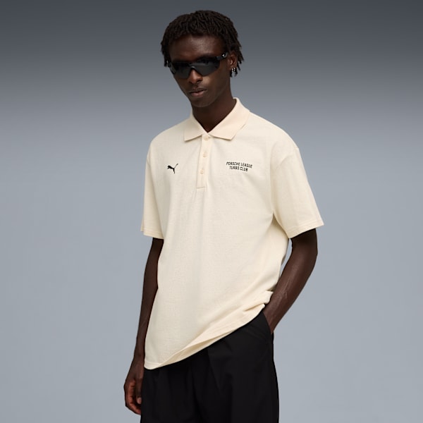 Porsche Legacy Polo Men, Alpine Snow, large-ZAF