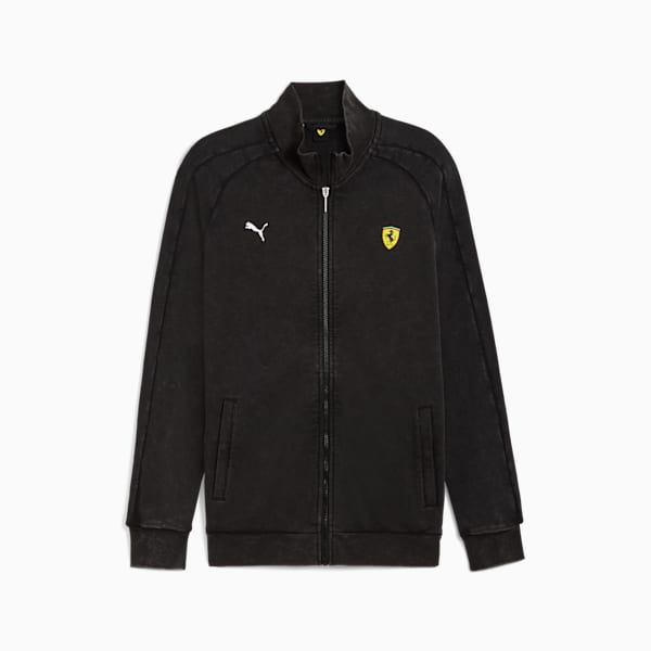 Scuderia Ferrari T7 Jacket Men, PUMA Black, large-ZAF
