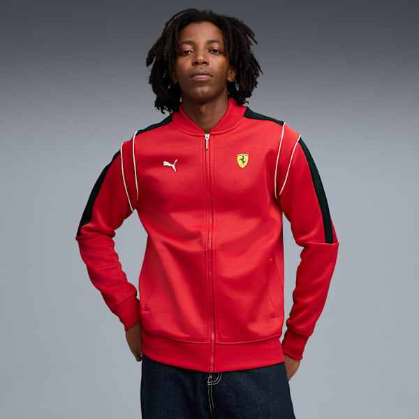 Scuderia Ferrari MT7 Track Jacket Men, Rosso Corsa, large-ZAF