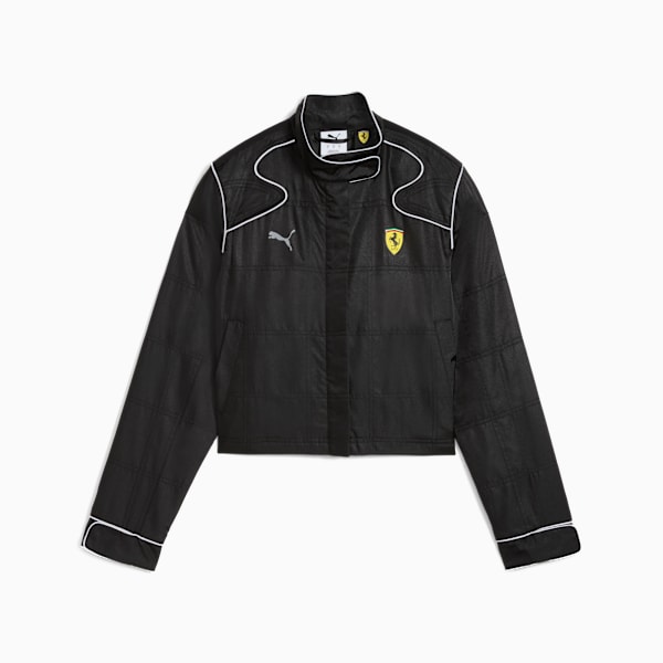 Campera Scuderia Ferrari HP Premium para mujer, PUMA Black, large-ARG