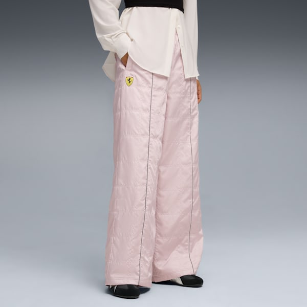 Pantalones Scuderia Ferrari HP Premium tejidos para mujer, Mauve Mist, large-ARG